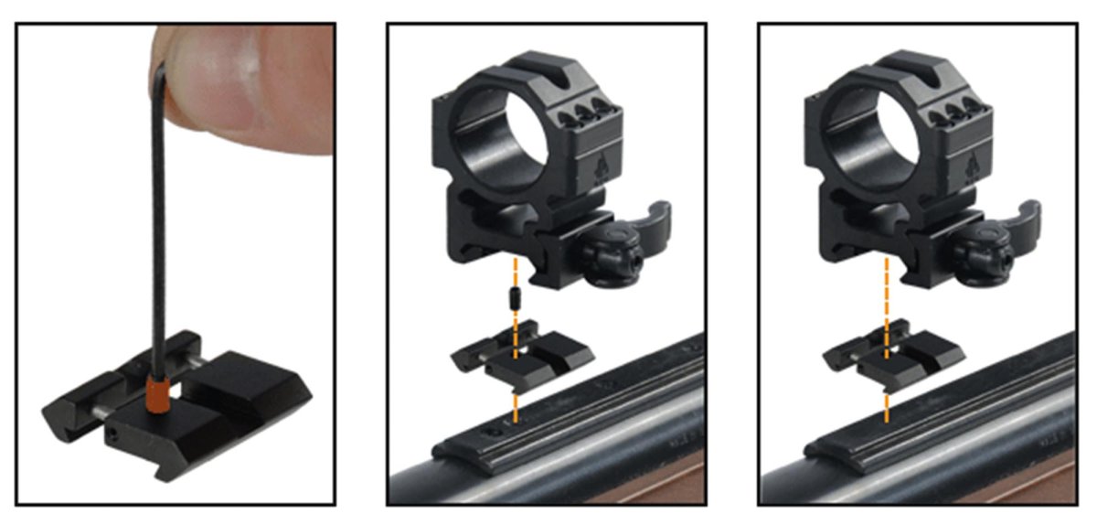 Adaptateurs rail 11mm vers rail Picatinny – Image 3